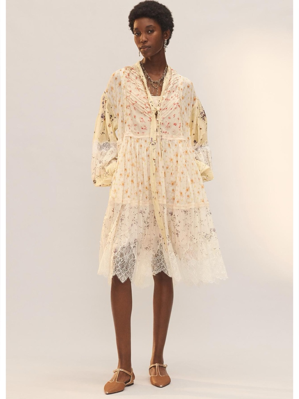 Zara Limited Edition Printed Patchwork Dress